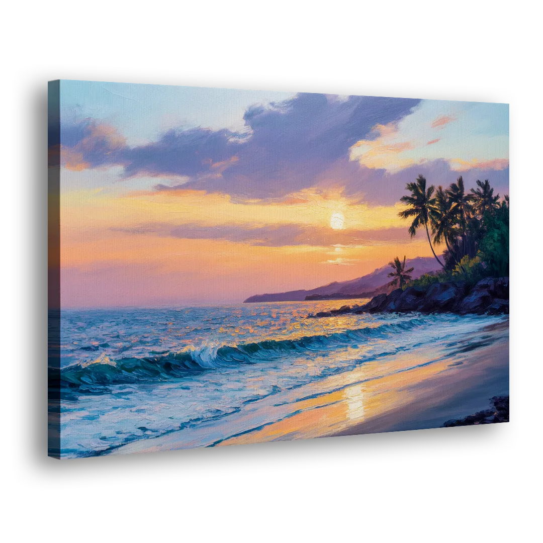 Punta Mita Sunset Coast Side - Canvas Wall Art