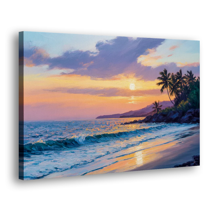 Punta Mita Sunset Coast Side - Canvas Wall Art