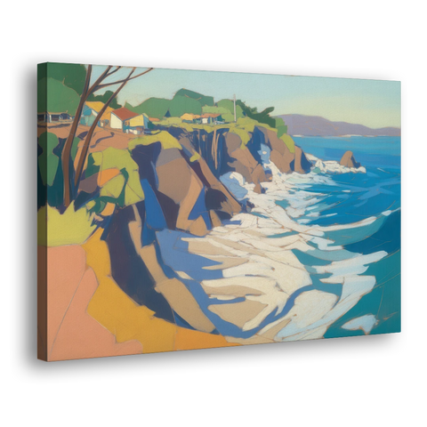 Punta Sayulita Cliffs - Canvas Wall Art - Side