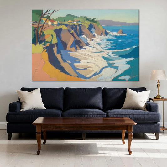 Punta Sayulita Cliffs - Canvas Wall Art - Sofa - 60x40