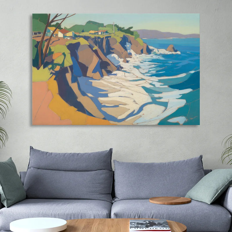 Punta Sayulita Cliffs Sitting Room - Canvas Wall Art