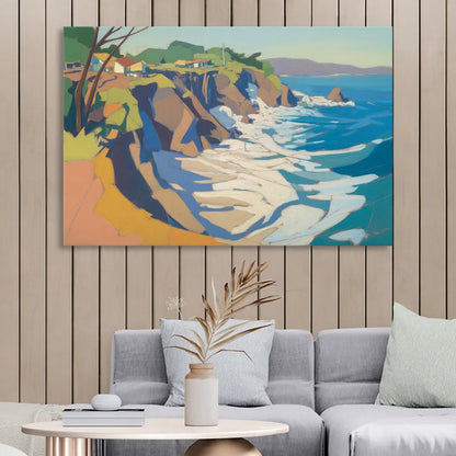 Punta Sayulita Cliffs Living Room - Canvas Wall Art