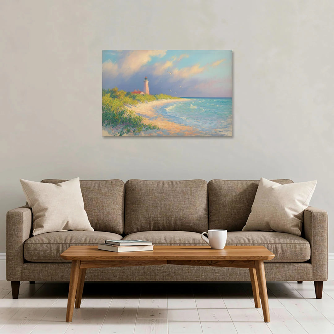 Punta Sur Lighthouse - Canvas Wall Art - Sofa - 36x24