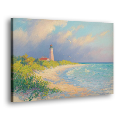 Punta Sur Lighthouse Side - Canvas Wall Art