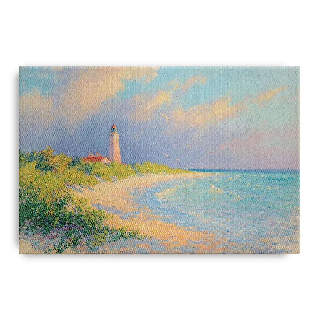 Punta Sur Lighthouse Front - Canvas Wall Art