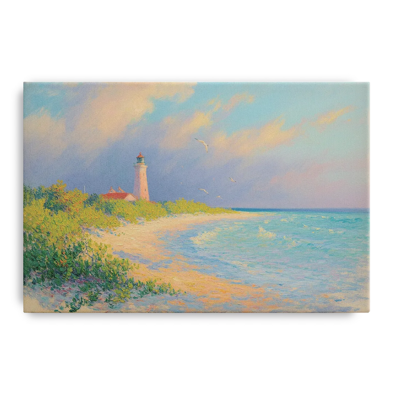 Punta Sur Lighthouse Front - Canvas Wall Art