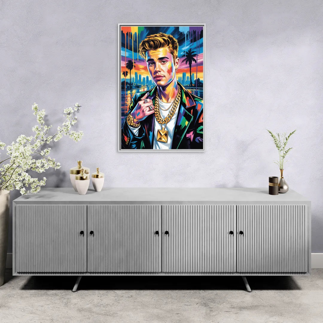 Purpose 2.0 - Living Room White Frame Canvas