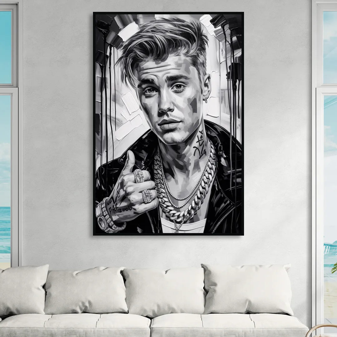 Purpose 3.0 Sitting Room - Black Canvas Wall Art