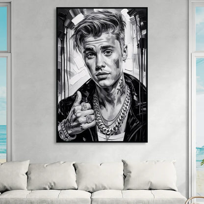 Purpose 3.0 Sitting Room - Black Canvas Wall Art