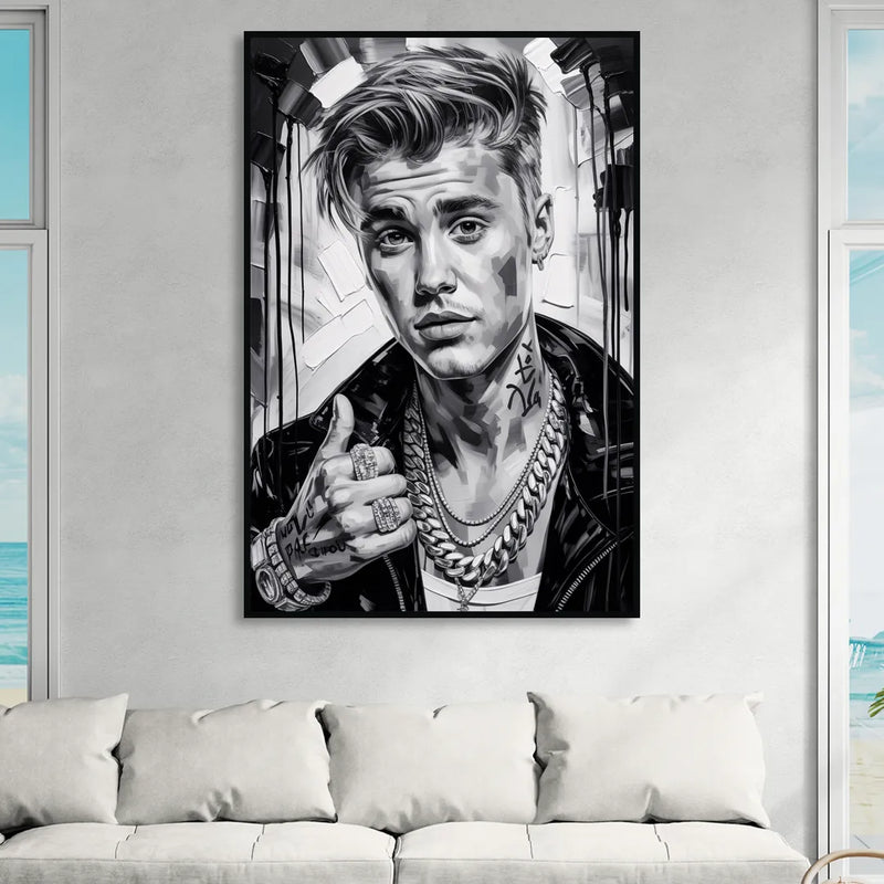 Purpose 3.0 Sitting Room - Black Canvas Wall Art