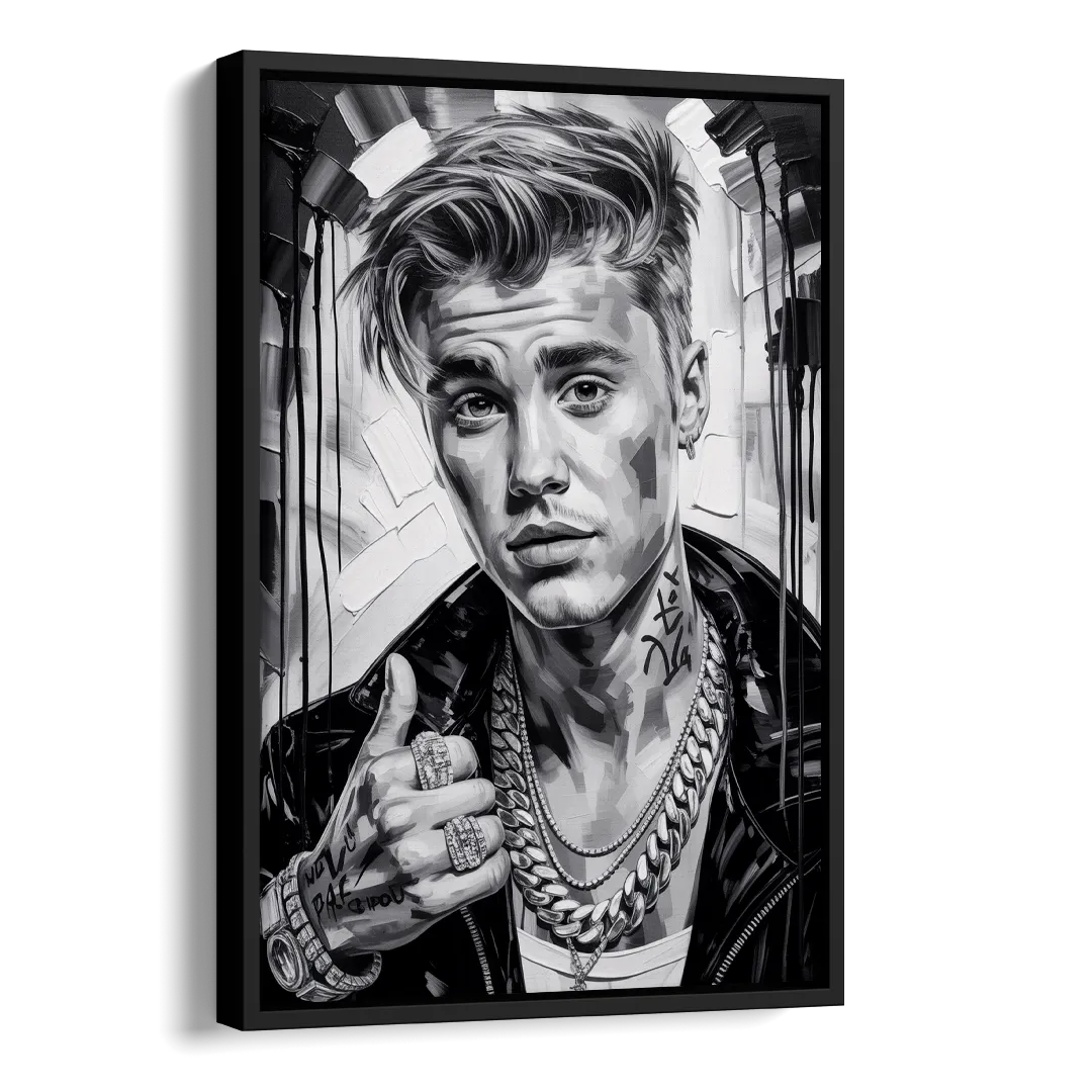 Purpose 3.0 Side - Black Canvas Wall Art