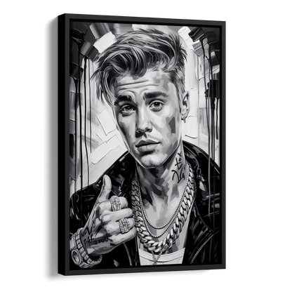 Purpose 3.0 Side - Black Canvas Wall Art