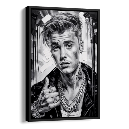 Purpose 3.0 Side - Black Canvas Wall Art