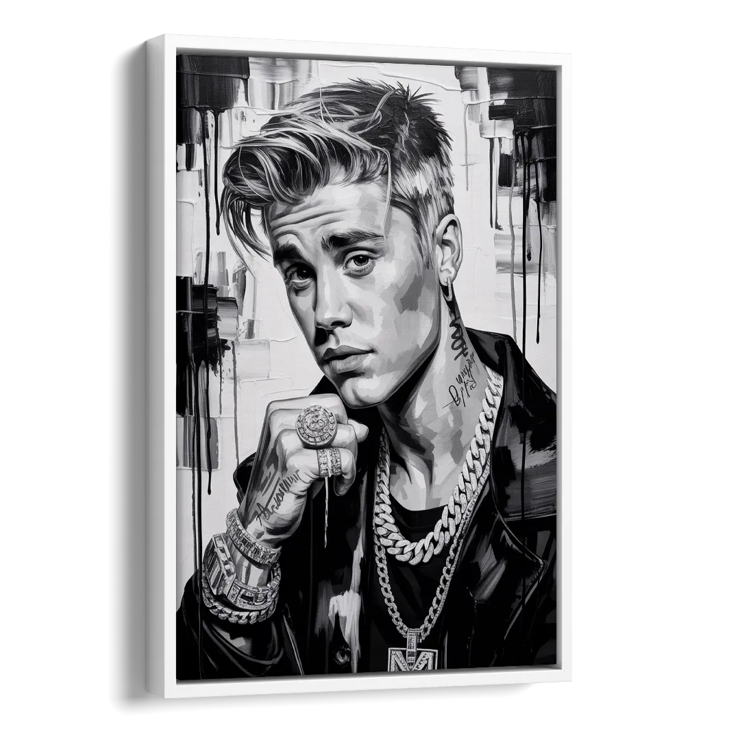 Purpose Side - White Canvas Wall Art