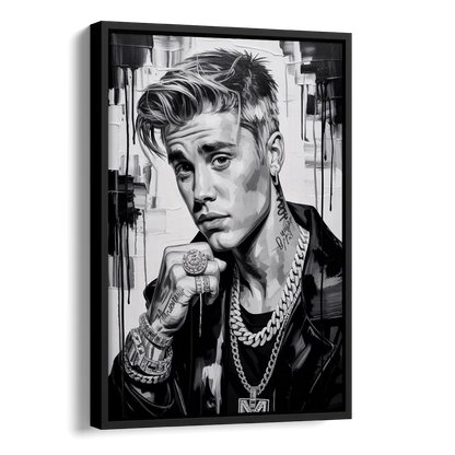 Purpose Side - Black Canvas Wall Art