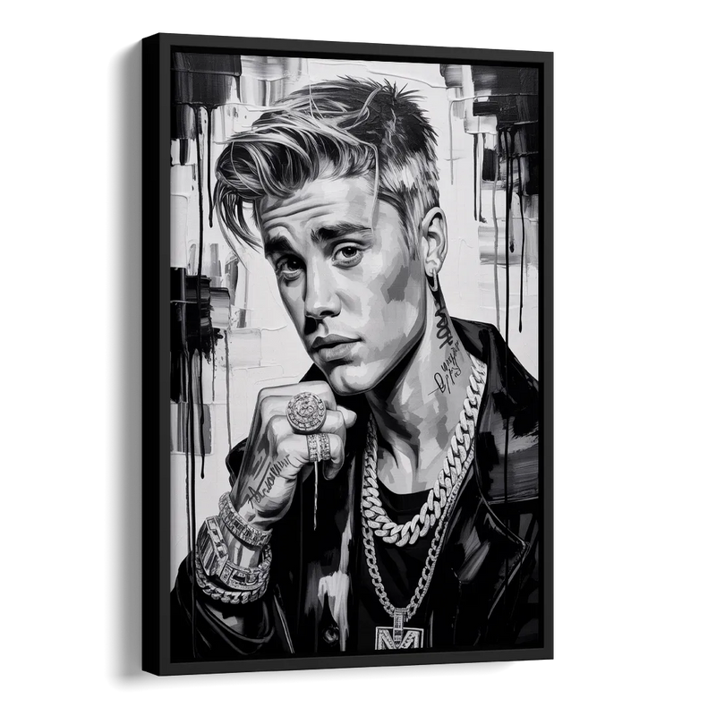Purpose Side - Black Canvas Wall Art