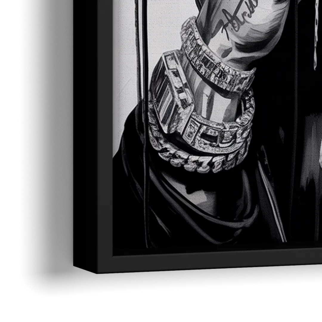 Purpose - Close-Up Black Frame Canvas