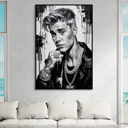 Purpose Living Room - Black Canvas Wall Art
