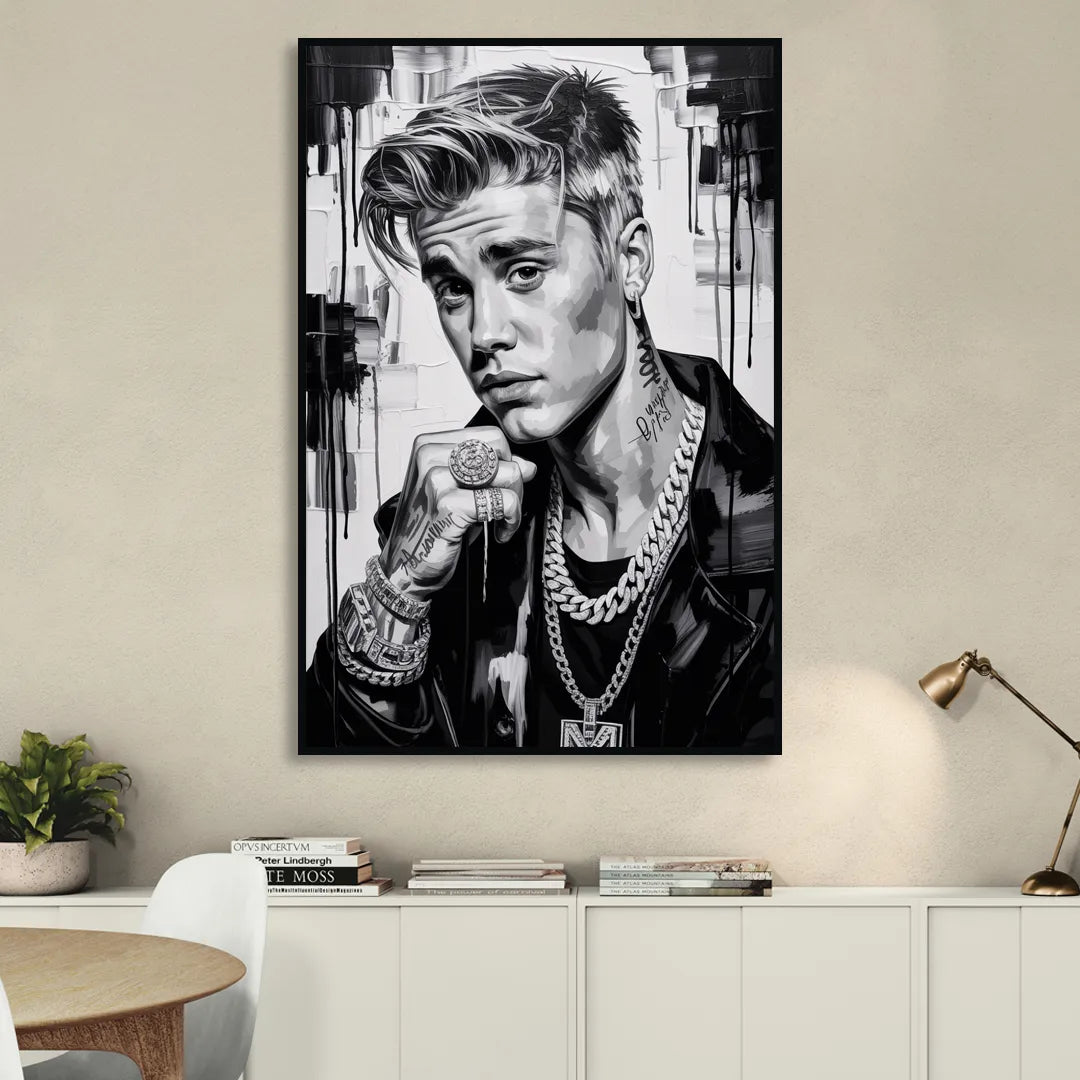 Purpose Sitting Room - Black Canvas Wall Art