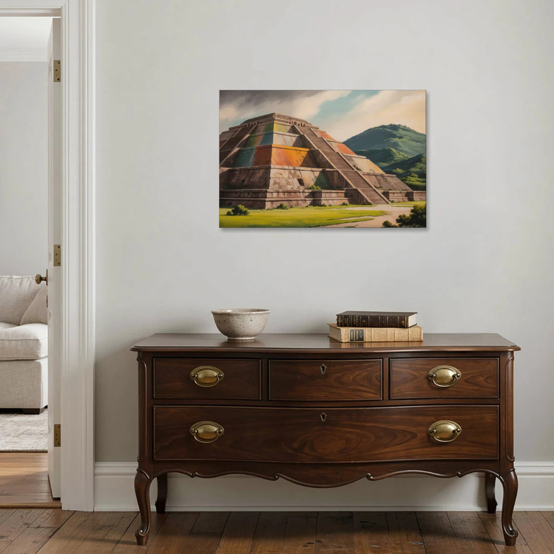 Pyramid of the Moon - Canvas Wall Art - Coffee Table - 36x24