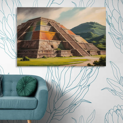 Pyramid of the Moon Living Room - Canvas Wall Art