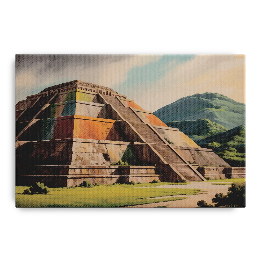 Pyramid of the Moon Front - Canvas Wall Art