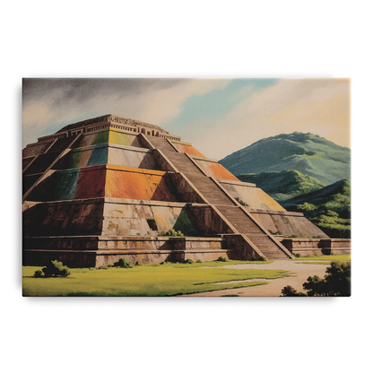 Pyramid of the Moon Front - Canvas Wall Art
