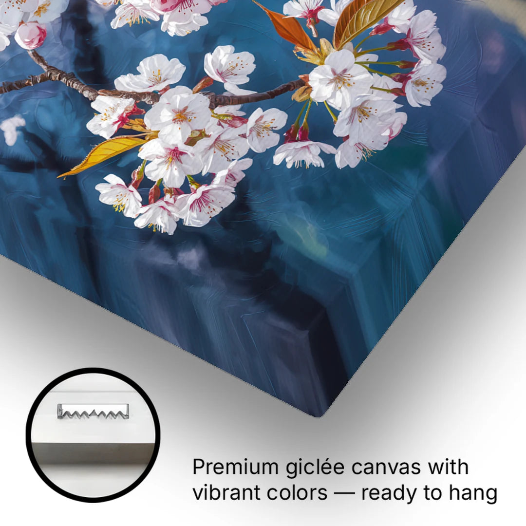 Queen Elizabeth Park Blossoms - Canvas Wall Art - Gallery Wrap Corner