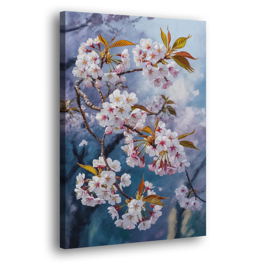 Queen Elizabeth Park Blossoms Side - Canvas Wall Art