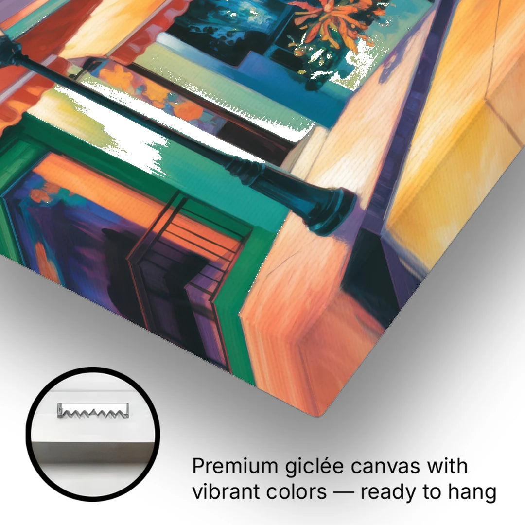 Quinta Avenida Lights - Canvas Wall Art - Gallery Wrap Corner