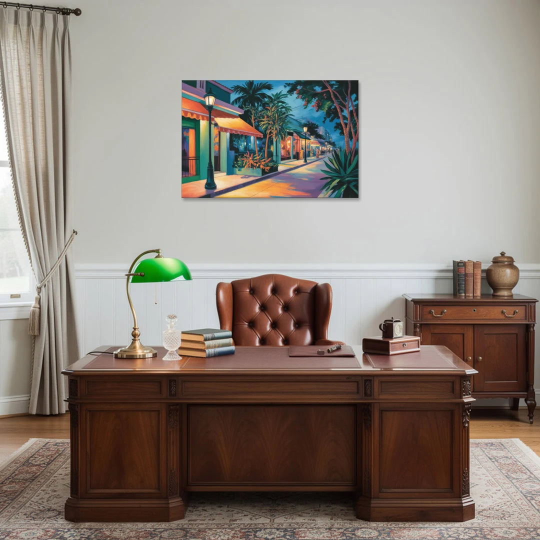 Quinta Avenida Lights - Canvas Wall Art - Office - 36x24