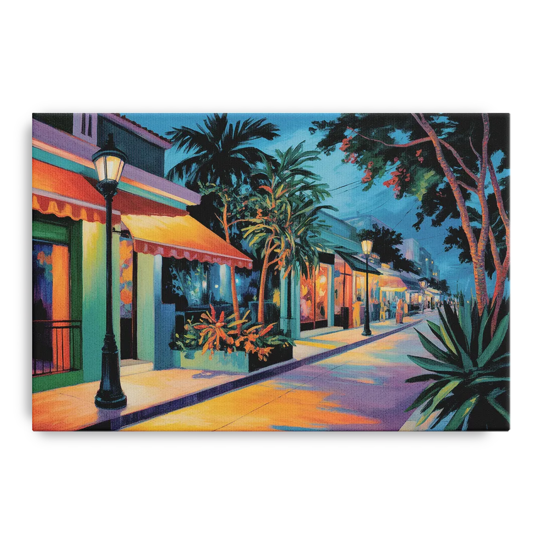Quinta Avenida Lights Front - Canvas Wall Art