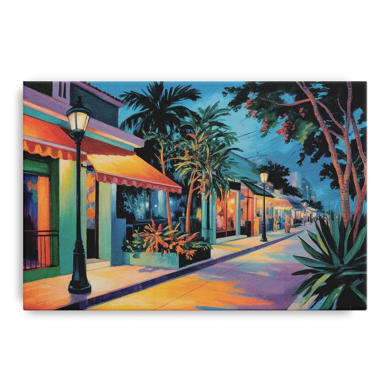 Quinta Avenida Lights Front - Canvas Wall Art