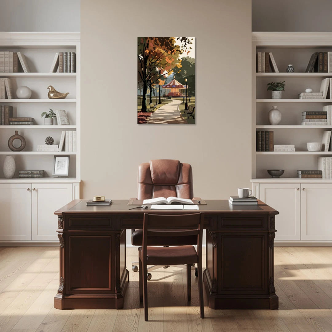 Raleigh Nature and Parks - Canvas Wall Art - Office - 24x36