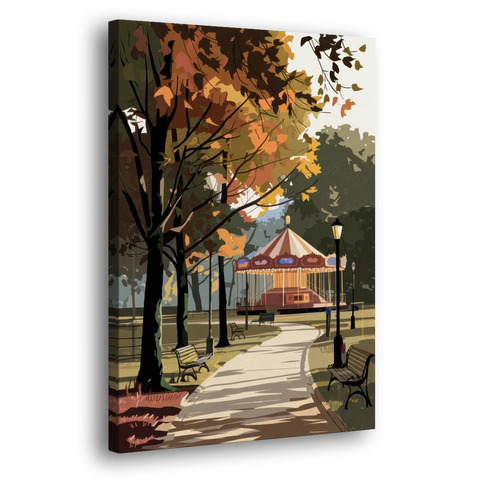 Raleigh Nature and Parks - Canvas Wall Art - Side