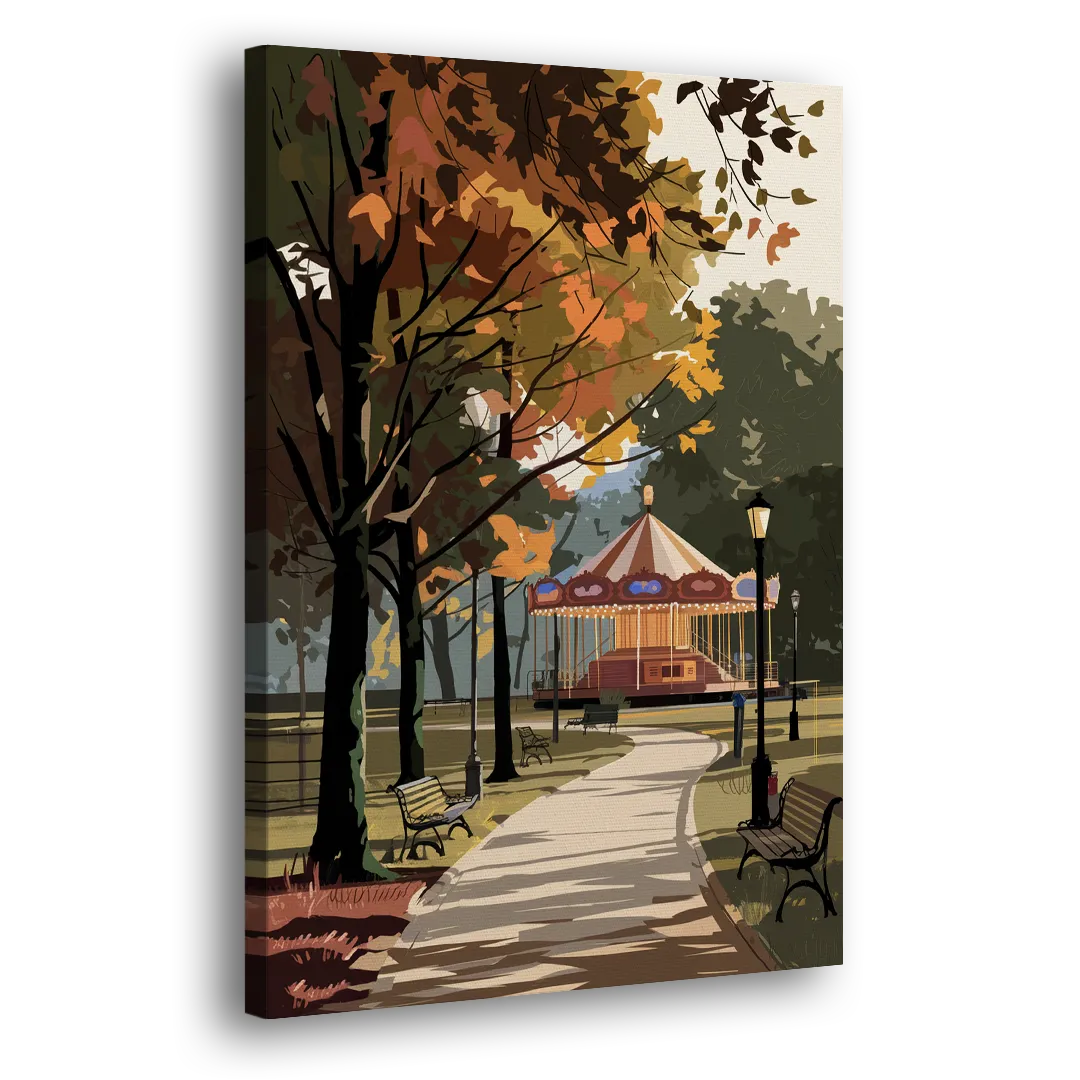 Raleigh Nature and Parks Side - Canvas Wall Art