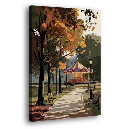 Raleigh Nature and Parks Side - Canvas Wall Art