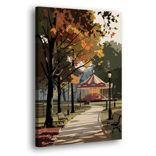 Raleigh Nature and Parks Side - Canvas Wall Art