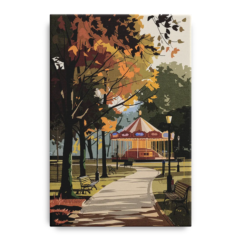 Raleigh Nature and Parks Front - Canvas Wall Art