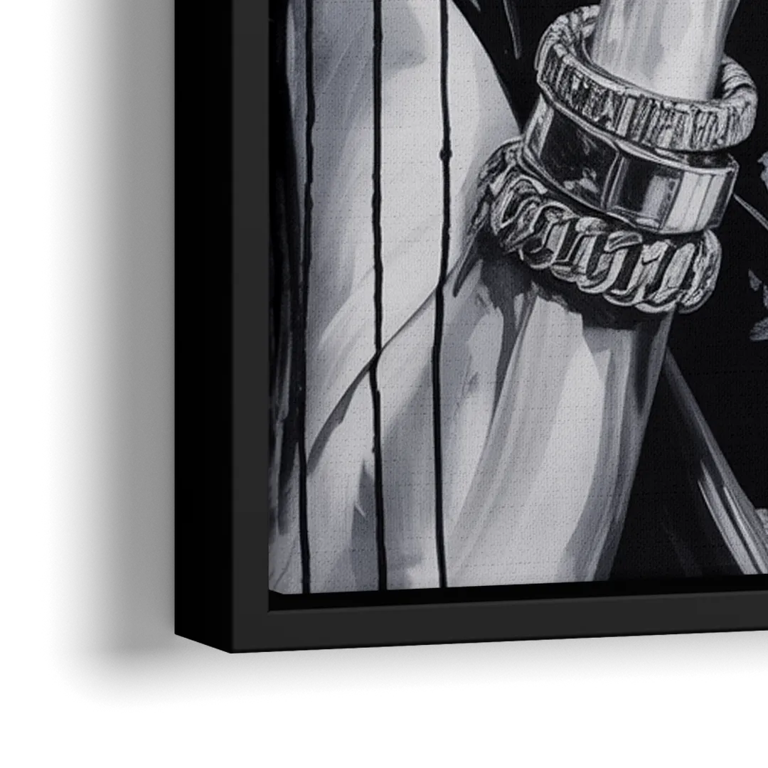 Rebel Heart 2.0 - Close-Up Black Frame Canvas