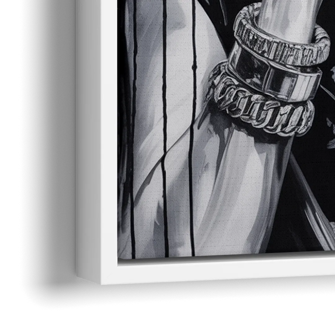 Rebel Heart 2.0 - Close-Up White Frame Canvas