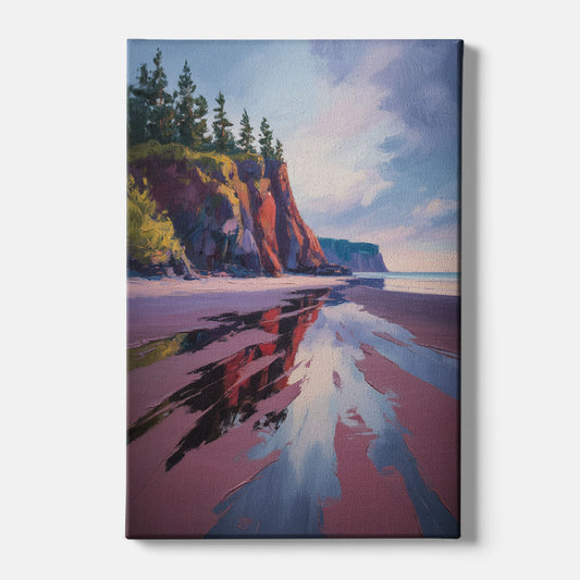 Red Sand Shores - Canvas Wall Art