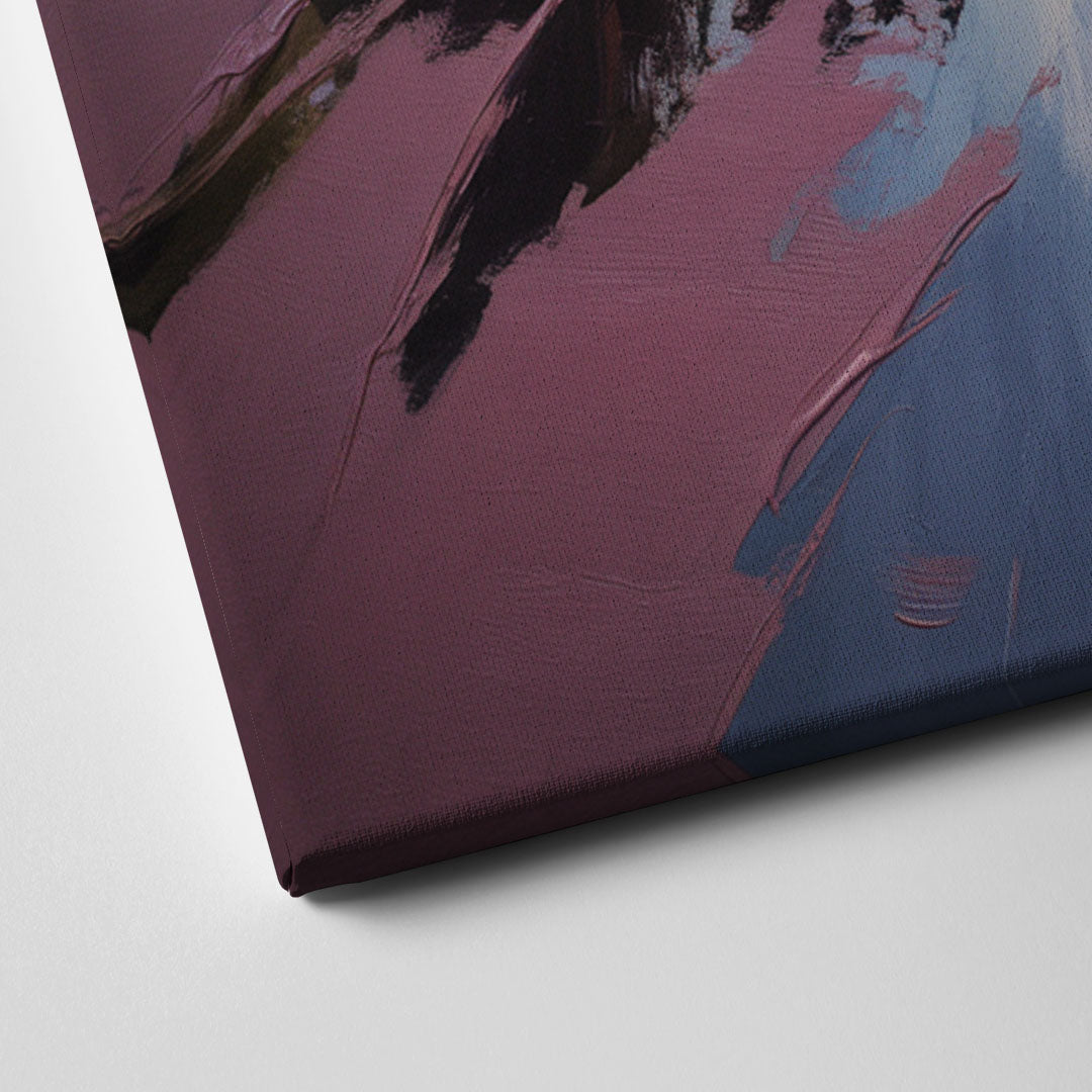 Red Sand Shores Canvas Close Up