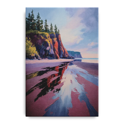 Red Sand Shores Front - Canvas Wall Art