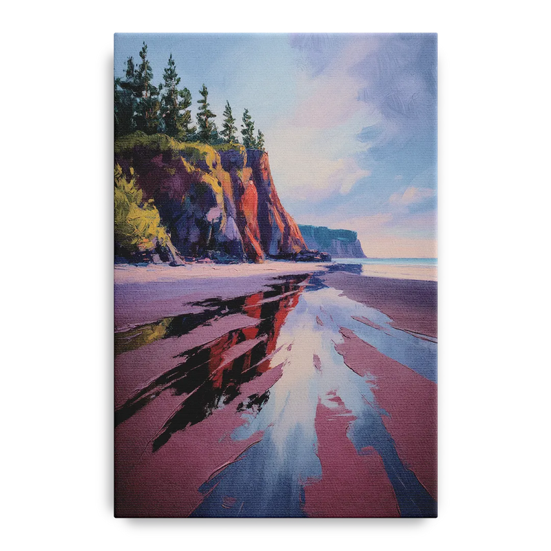 Red Sand Shores Front - Canvas Wall Art