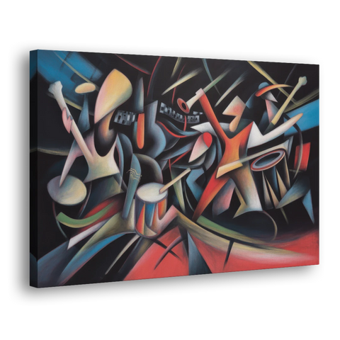 Reeperbahn Rhythm - Canvas Wall Art - Side