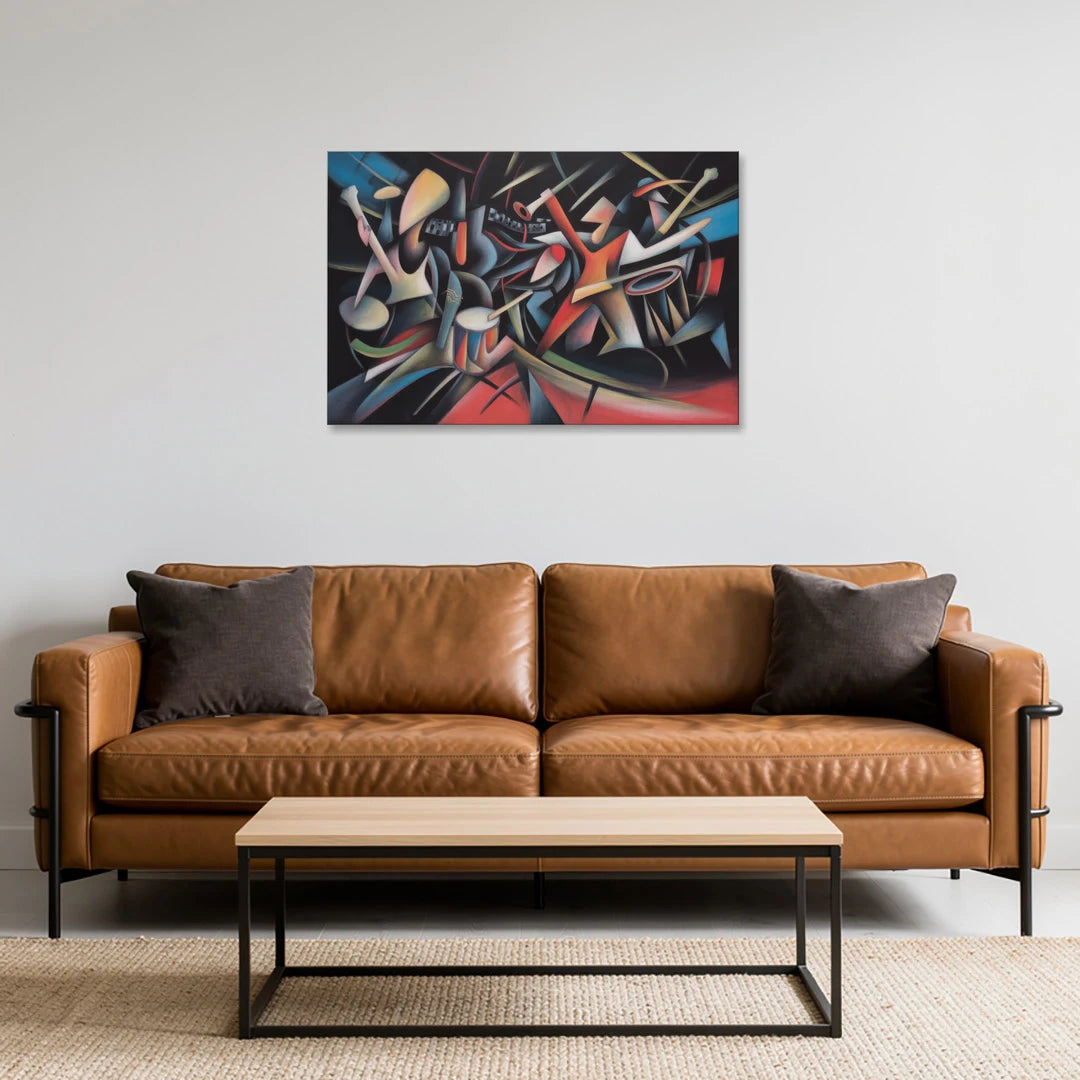 Reeperbahn Rhythm - Canvas Wall Art - Sofa - 36x24