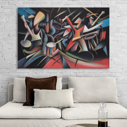 Reeperbahn Rhythm Living Room - Canvas Wall Art