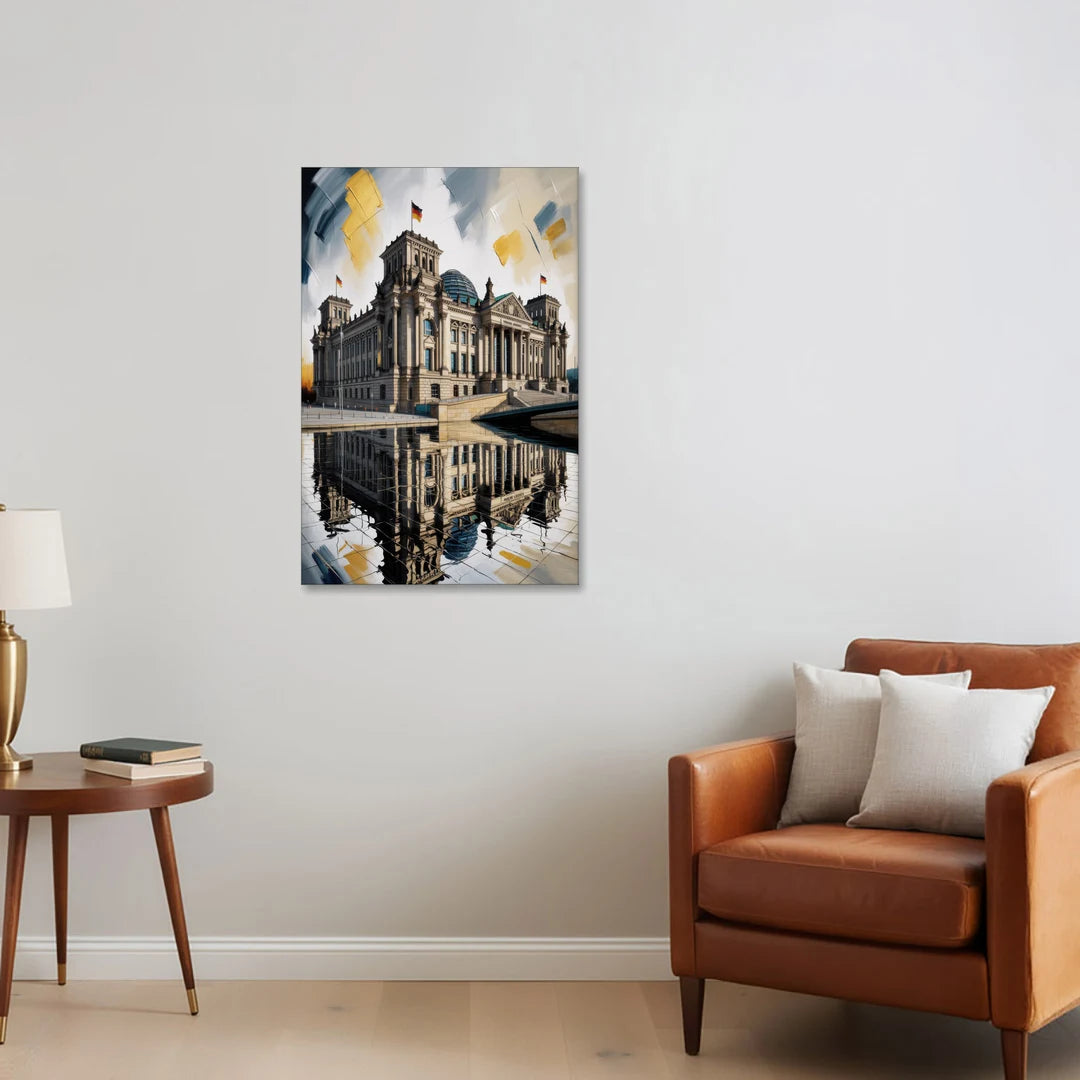 Reichstag Reflections - Canvas Wall Art - Sofa - 24x36