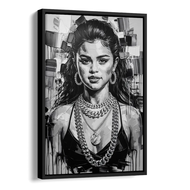 Revival 2.0 Side - Black Canvas Wall Art